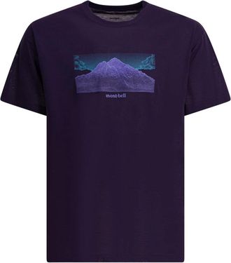 Montbell Tops, Heren, Paars, M, Polyester, Wickron T Geografie