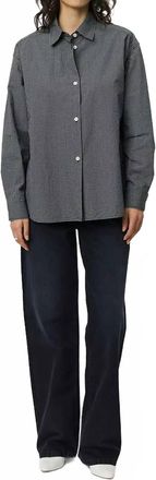 Mfpen Generous Shirt In Black Check