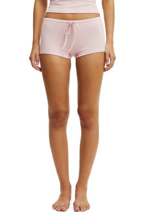 Cotton On Womens Dreamy Soft Tie Micro Short in Pink Kiss at Nordstrom, Size Xx-Small