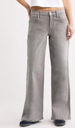 BP. Low Rise Baggy Wide Leg Jeans in Century Grey Wash at Nordstrom, Size 29