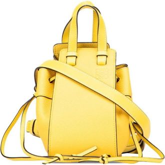 Loewe Pre-owned Mini Bags, female, Yellow, Size: ONE SIZE Pre-owned Leather Mini Backpack