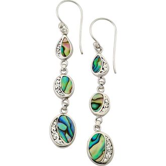 Samuel B. Abalone Drop Earrings in Blue And Green at Nordstrom Rack