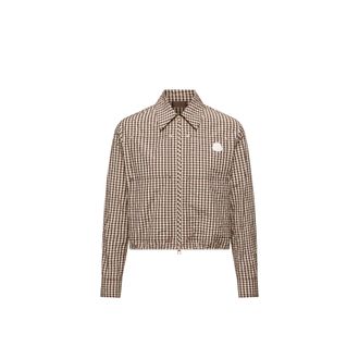 Moncler Moncler Vichy Cotton Blend Shirt, Women, Multicolor, Size: 38