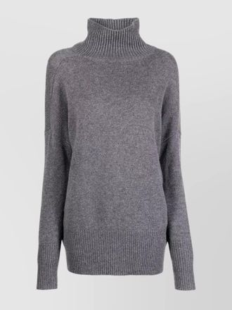 Lisa Yang cashmere fine-knit oversized turtleneck jumper