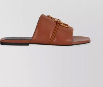 J.W.Anderson embellished open toe flat sole mules