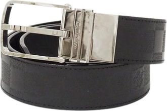 Louis Vuitton Pre-owned Belts, male, Black, Size: ONE SIZE Pre-owned Damier Infini Belt