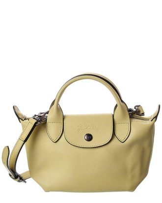 Longchamp Le Pliage Xtra Leather Mini Satchel