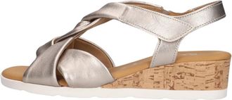 Gabor Schoenen, Dames, Grijs, 37 EU, 761 Sandalen