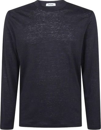 Gran Sasso Logo Print Long Sleeves T-Shirt