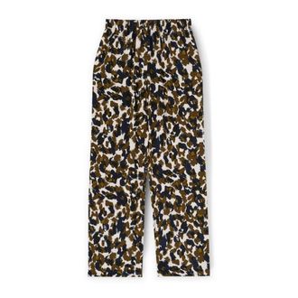 Motivi Pantalones anchos de mezcla de lyocell con estampado &eacute;tnico - Trousers - Mujer - Multicolor - L