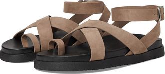Steve Madden Mira Womens Sandals Taupe Nubuck : 6.5 M, Suede