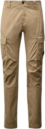 C.P. Company Cargo Lens Broek voor Mannen - Heren - Slim Fit Broeken - Beige - XL - Katoen - Broeken