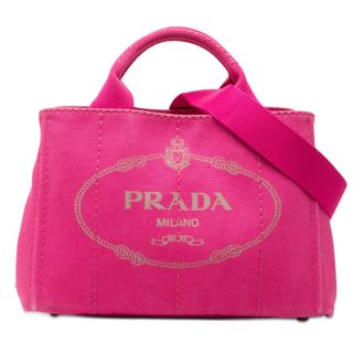 Prada Pre-owned Prada Small Canvas Canapa Logo Satchel Ladies TB0ABAWP4B4IBB7G