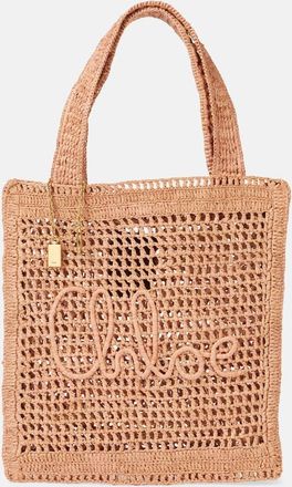 Chlo&eacute; Chlo&eacute; Borsa Summer Banana effetto rafia