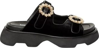 Jeannot Sandalo Ciabatta - - Shoes - Donna - Nero - 39 EU