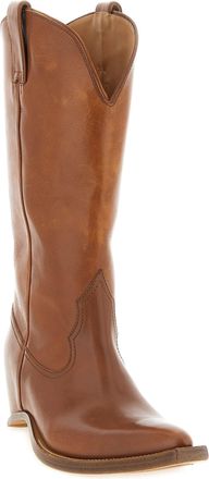 Maison Margiela Womens Brown Bovine Leather Chelsea Boots