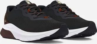 Under Armour Womens Hovr Turbulence 2 Sneakers In Black / Tawny Brown / Metallic Gold