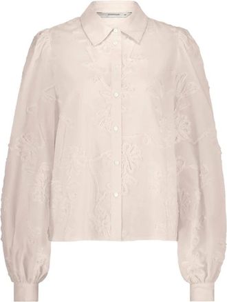 Summum Dames, Blouses & Shirts, Beige, Maat: M Katoen