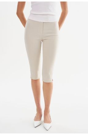 LaMarque CELINE | Stretch Twill Capri in Birch at Nordstrom, Size Xx-Small