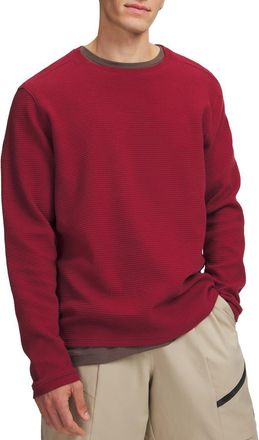 Under Armour Expanse Waffle Crewneck Long Sleeve T-Shirt in Cardinal Red at Nordstrom, Size Xx-Large