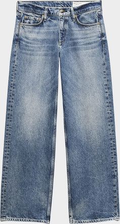 Rag & Bone Cam Low-Rise Relaxed Straight Jeans