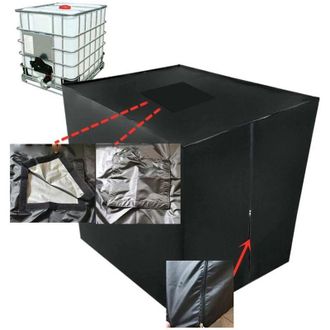 OEM Copertura Per Serbatoio Dellacqua, Br-vie 1000l Ibc Con Coperchio Rettangolare, Antipolvere, Anti-uv, Anti-pioggia (116 X 100 X 120 Cm)