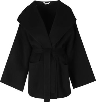Hev&ograve; Cappotto - Coats - Mujer - Negro - 2XS