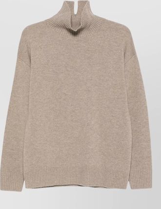 Seventy Venezia cashmere wool ribbed turtleneck sweater