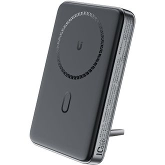 OEM Powerbank 10000mah Magn&eacute;tico Inductivo Con Opci&oacute;n De Soporte Pd 20w + Cable - Negro