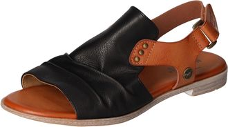 Mustang Jeans Sommerschuh, Sandalette, Blockabsatz, mit Klettverschluss