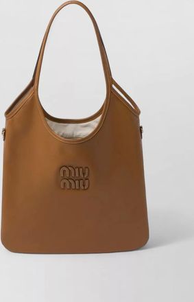 Miu Miu ivy calf leather tote bag