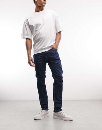 Boss Orange by Hugo Boss Delaware - Jeans slim lavaggio medio-Blu navy
