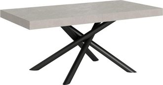 Itamoby Mesa extensible 90x160/420 cm efecto madera cachemira, hierro