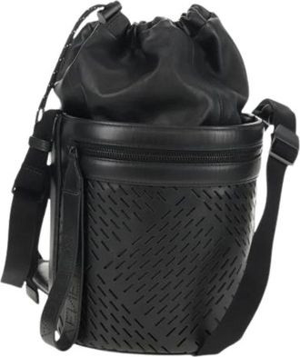 Bottega Veneta Pre-owned Bucket Bags, female, Black, Size: ONE SIZE Pre-owned Vintage Shoulder Bag