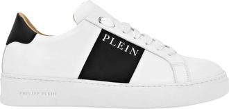 Philipp Plein Nappa Leather Lo-Top Sneakers - unisex - Sneakers - Wit - 38 EU - Leer - Schoenen
