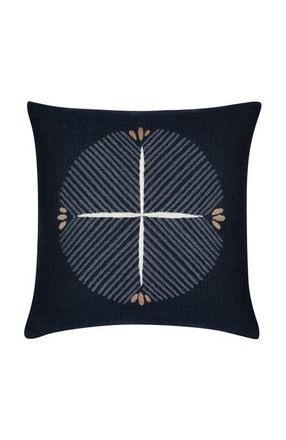 Elaine Smith Direction Indigo Indoor & Outdoor Woven Accent Pillow at Nordstrom, Size 20X20