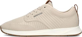 Tommy Hilfiger Schoenen, Heren, Beige, 44 EU, Beige 3D Premium Knit Sneakers