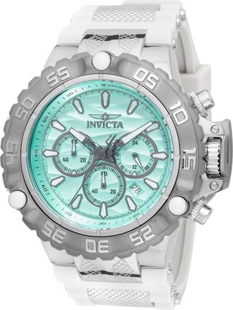 Invicta Subaqua - Poseidon 48557 Heren Horloge - Quartz Uurwerk - Roestvrij Staal met blauwe Wijzerplaat - 55mm