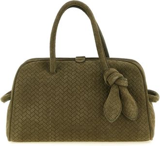 Jacquemus Le Petit Turismo Bowling Handtas - Dames - Handtassen - Groen - ONE Size - Leer - Tassen