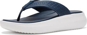 Clarks Solevana Post Womens Sandals Navy Synthetic : 11 B - Medium