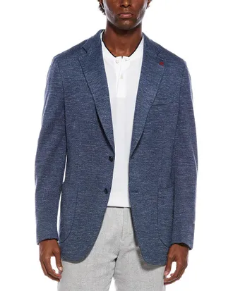 Isaia Wool, Silk, & Linen-Blend Blazer