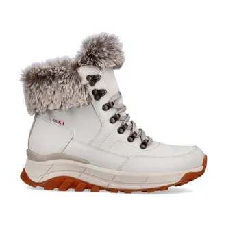 Rieker Winter Boots, female, White, 7 UK, White Closed Booties Ankle Boots