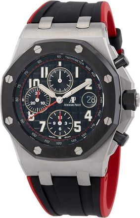 Audemars Piguet Pre-owned Audemars Piguet Royal Oak Offshore Chronograph Black Dial Mens Watch 26470SO.OO.A002CA.01