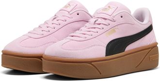 Puma Sneaker PUMA CLUB II ERA PLATFORM SD WNS, Damen, Gr. 37,5, pearl pink, puma schwarz, Leder, unifarben, Schuhe Sneaker, Obermaterial aus Leder, Innenma