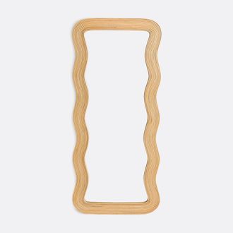 La Redoute Interieurs Golvend spiegel in rotan H180 cm, Kiza