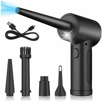 OEM Bomba De Aire Seco, Potente Plumero El&eacute;ctrico, Bater&iacute;a Recargable De 6000 Mah, Soplador De Aire De Tres Velocidades De 51000 Rpm Para Computadora, Aut