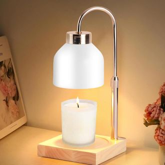 OEM Calentador El&eacute;ctrico De Velas Con Temporizador Y Regulador De Intensidad - L&aacute;mpara Moderna Con Calentador El&eacute;ctrico De Velas - Altura Ajustable - Idea