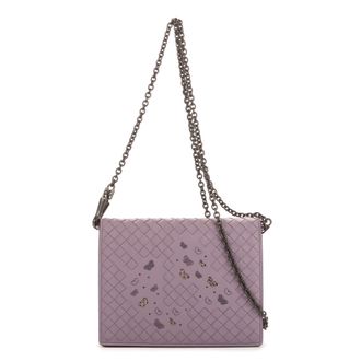 Bottega Veneta Pre-owned Womens Ltd Ed. Ayers Butterfly WOC Shoulder Bag - Lilac - One Size