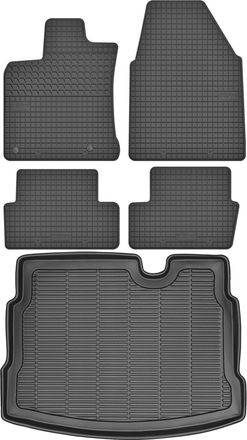 OEM Alfombrilla Maletero Max-mat 911409 + Alfombrillas Motohobby 150501 - Nissan Qashqai I Crossover De 2007-2014, Reposapi&eacute;s Rn Conductor - Instalado