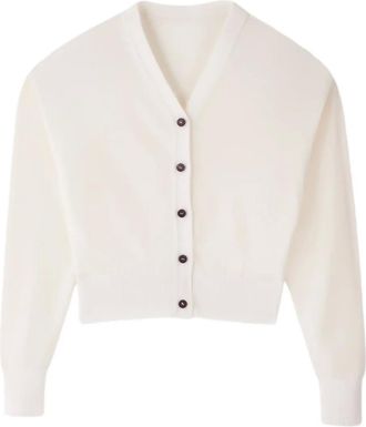 Jacquemus MAGLIA CARDIGAN CORTO - Bianco